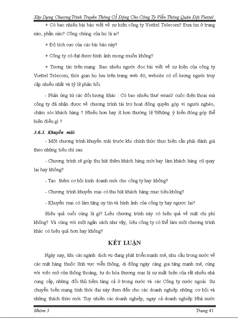 image for page Xây dựng chương trình truyền thông cổ động cho dịch vụ di động của công ty viễn thông quân đội Viettel Viettel Telecom