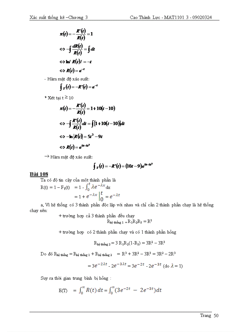 image for page Sách xác suất thống kê và bài tập kèm theo