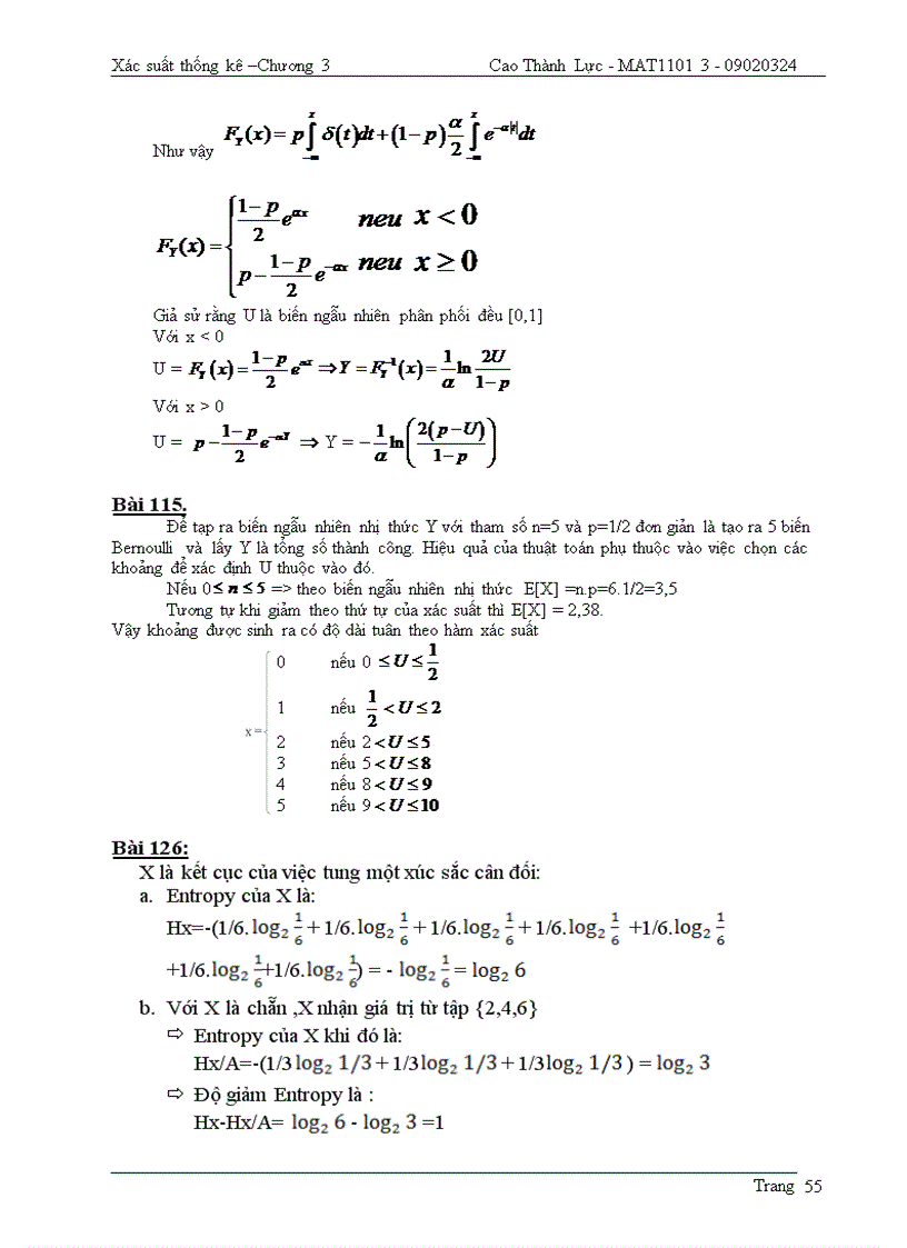 image for page Sách xác suất thống kê và bài tập kèm theo