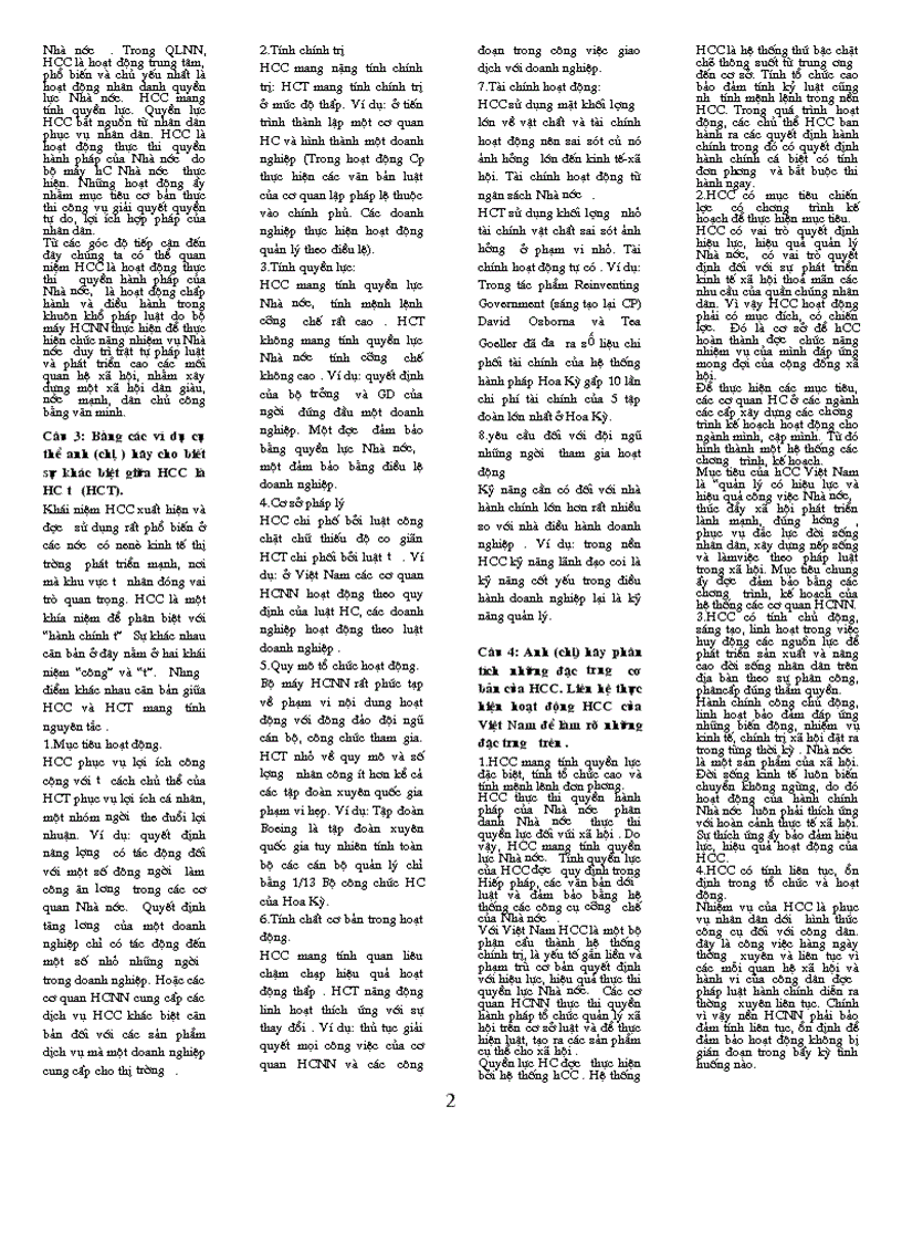 image for page 25 câu hỏi và trả lời môn Hành chính công ruột mèo