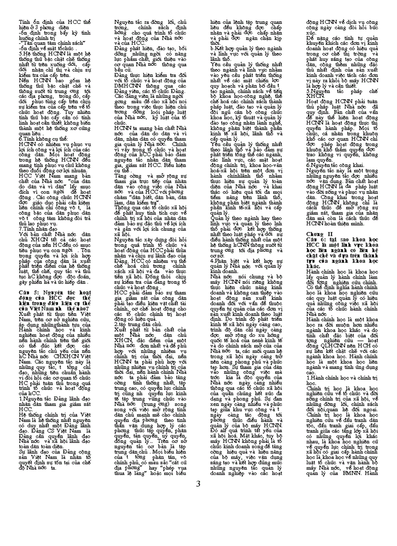 image for page 25 câu hỏi và trả lời môn Hành chính công ruột mèo