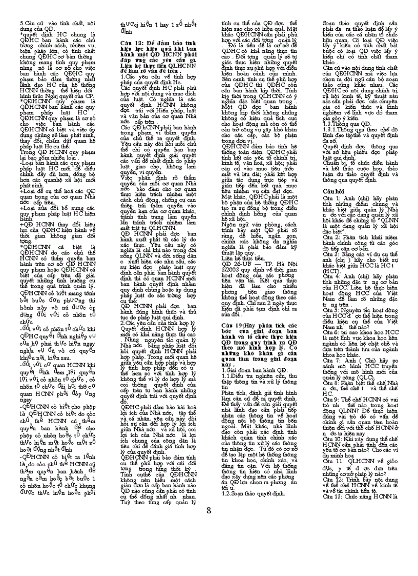 image for page 25 câu hỏi và trả lời môn Hành chính công ruột mèo