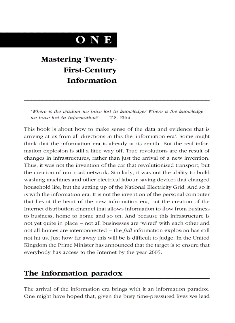 image for page Inside information Making Sense of Marketing Data