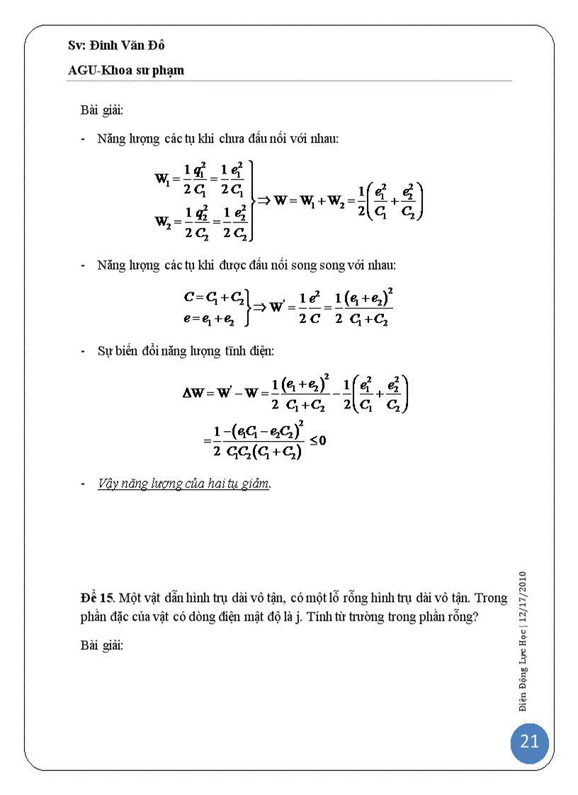 image for page Bài tập Điện động lực học