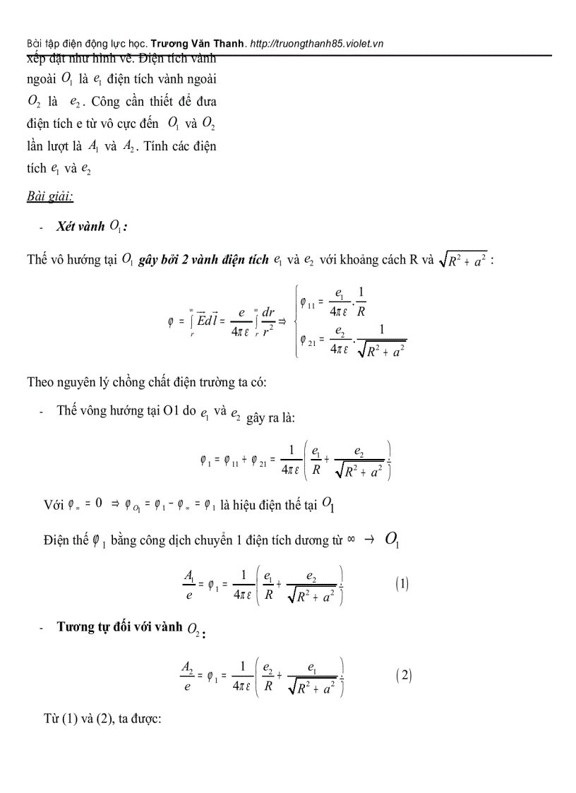 image for page Bài tập Điện Động Lực Học Trương Văn Thanh