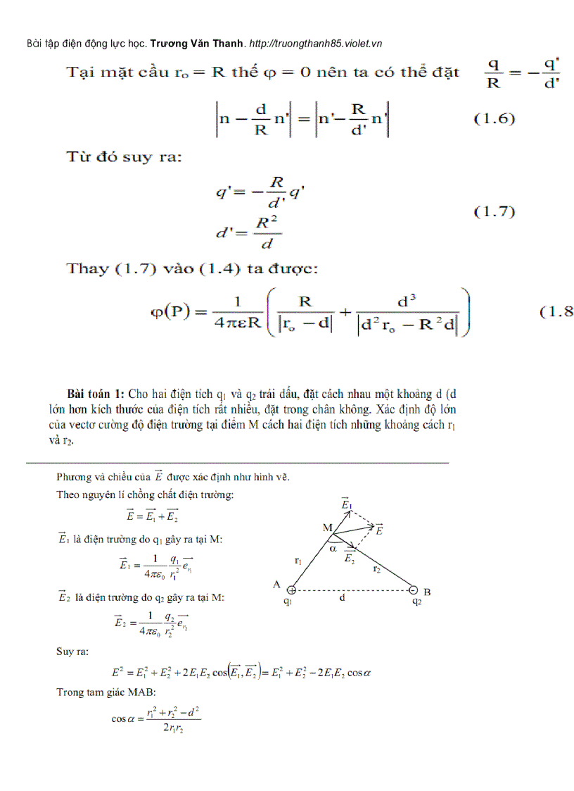 image for page Bài tập Điện Động Lực Học Trương Văn Thanh