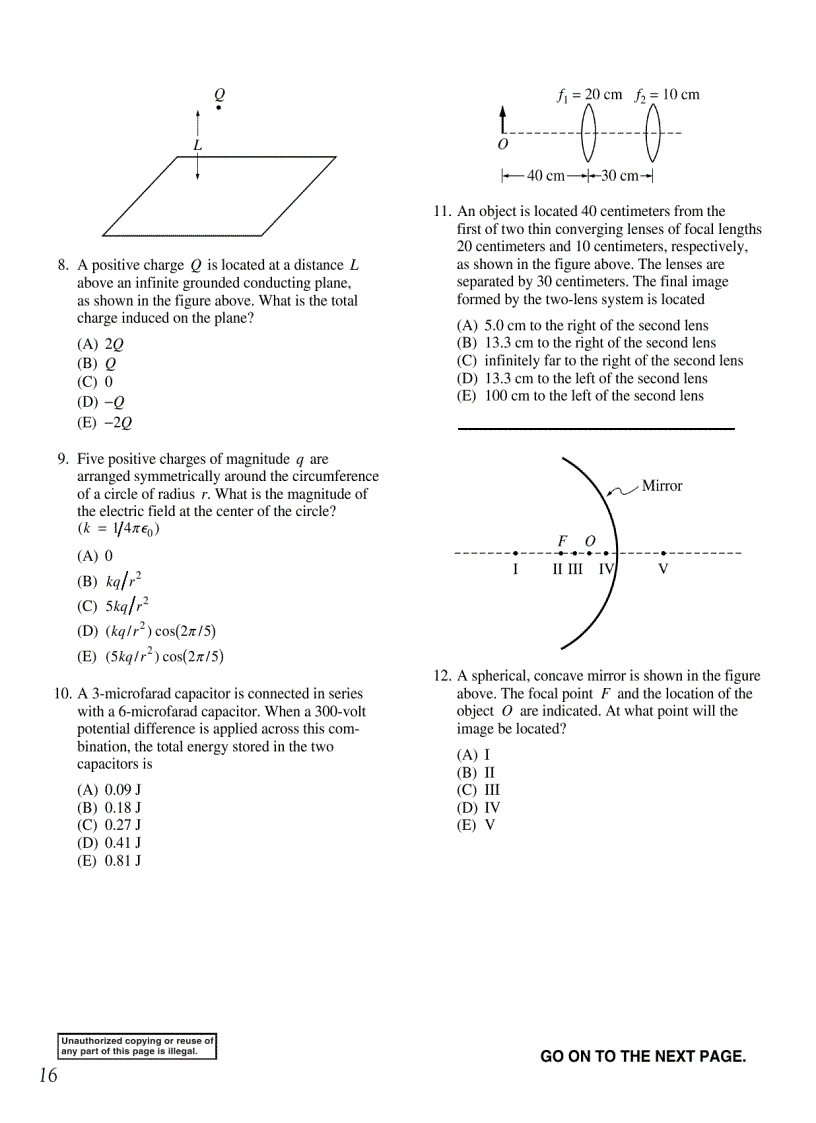 image for page Đề thi GRE Physics mẫu của ETS