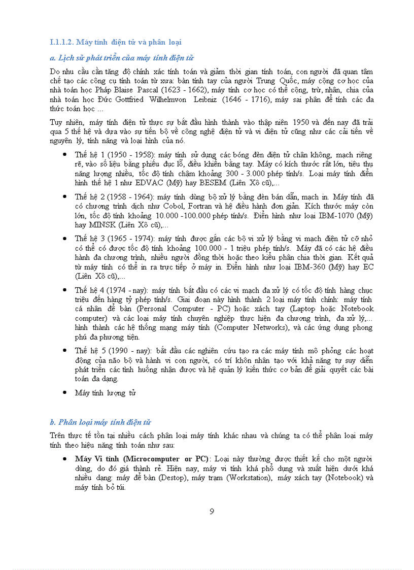 image for page Giáo trình Tin học đại cương 2010 ĐHBKHN