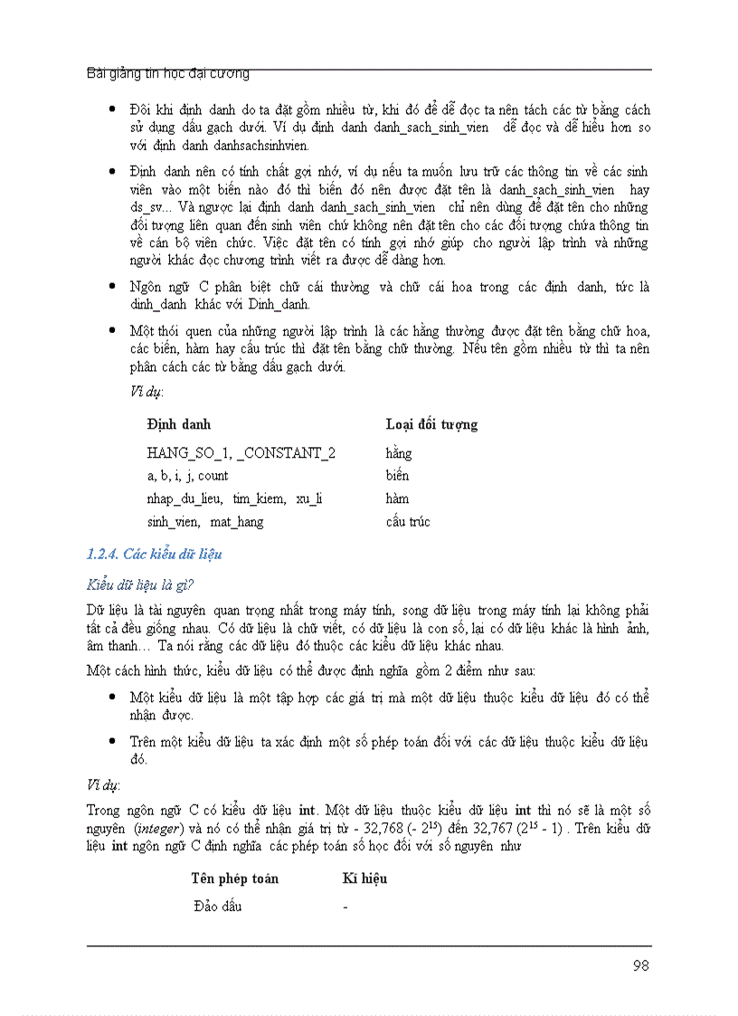 image for page Giáo trình Tin học đại cương 2010 ĐHBKHN