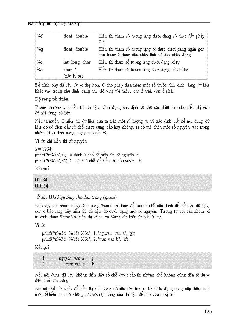 image for page Giáo trình Tin học đại cương 2010 ĐHBKHN