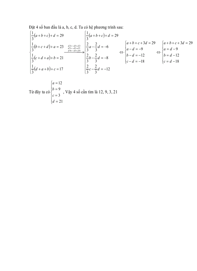 image for page Bài tập và bài giải đại số tuyến tính phần 1 Giải hệ phương trình bằng phương pháp Gauss