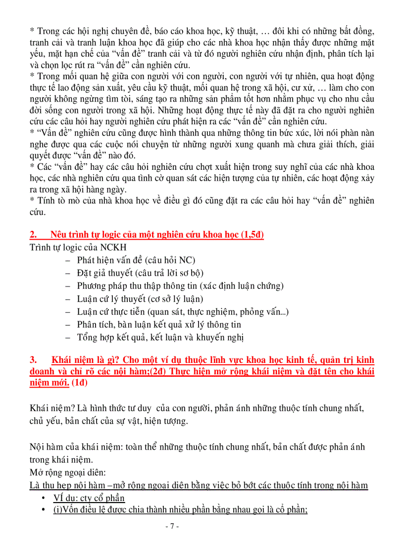 image for page Tổng hợp đề thi mẫu và đáp án môn nghiên cứu khoa học cao học kinh tế