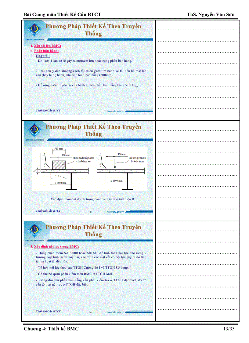 image for page Giáo trình kết cấu cầu bê tông cốt thép Đại học cần thơ 1