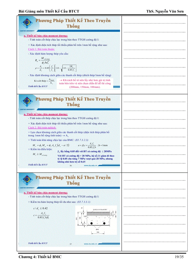 image for page Giáo trình kết cấu cầu bê tông cốt thép Đại học cần thơ 1