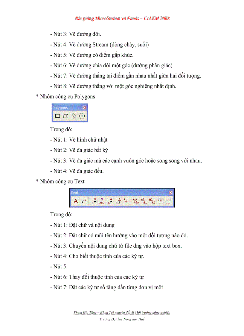 image for page Tổng hợp 7 tài liệu hướng dẫn sử dụng Microstation trong xây dựng bản đồ đính kèm 7 bài tập thực hành