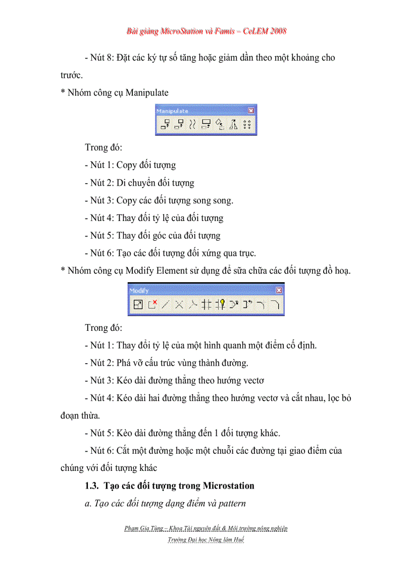 image for page Tổng hợp 7 tài liệu hướng dẫn sử dụng Microstation trong xây dựng bản đồ đính kèm 7 bài tập thực hành