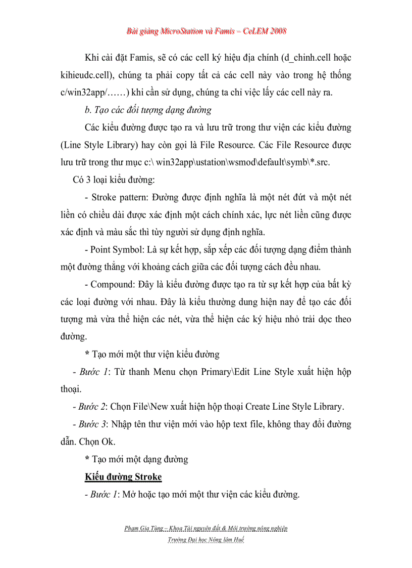 image for page Tổng hợp 7 tài liệu hướng dẫn sử dụng Microstation trong xây dựng bản đồ đính kèm 7 bài tập thực hành