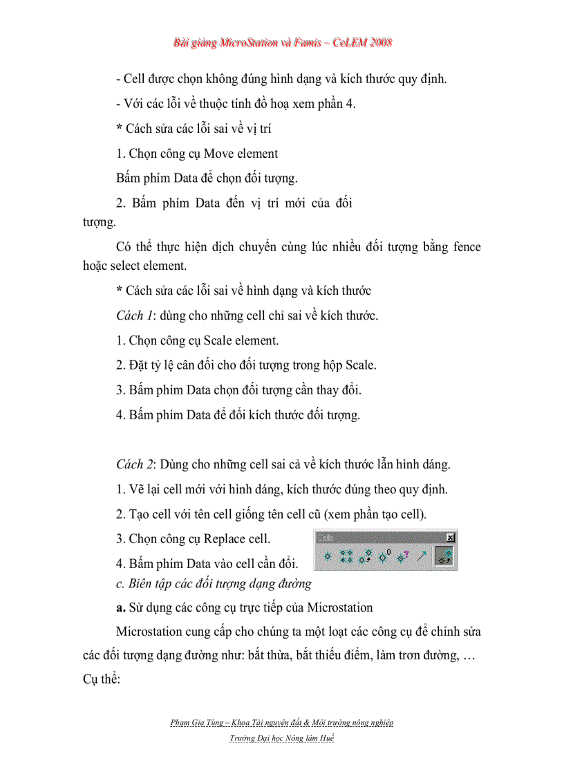image for page Tổng hợp 7 tài liệu hướng dẫn sử dụng Microstation trong xây dựng bản đồ đính kèm 7 bài tập thực hành