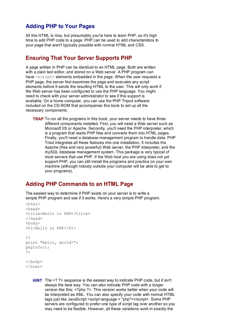 image for page Tự học PHP