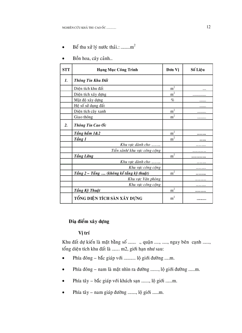 image for page Hướng dẫn lập Dự án đầu tư xây dựng Dự án bất động sản