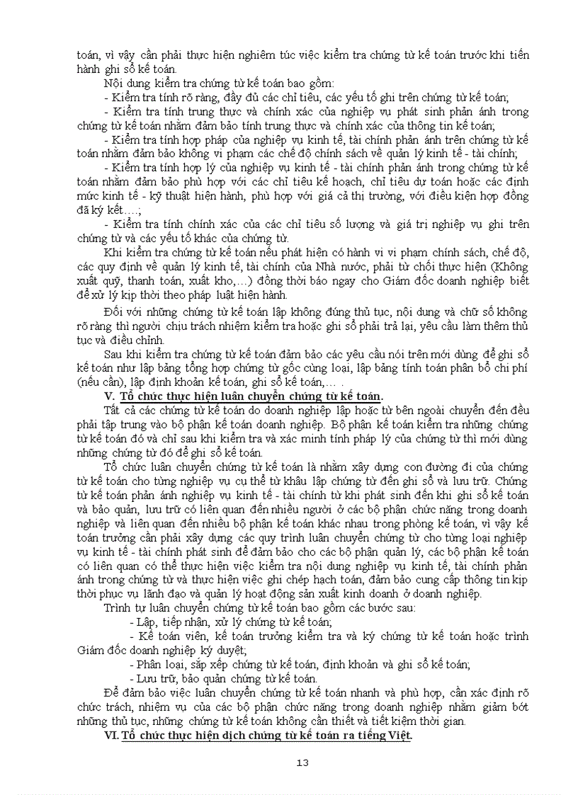 image for page Bài giảng môn tổ chức thực hiện công tác kế toán