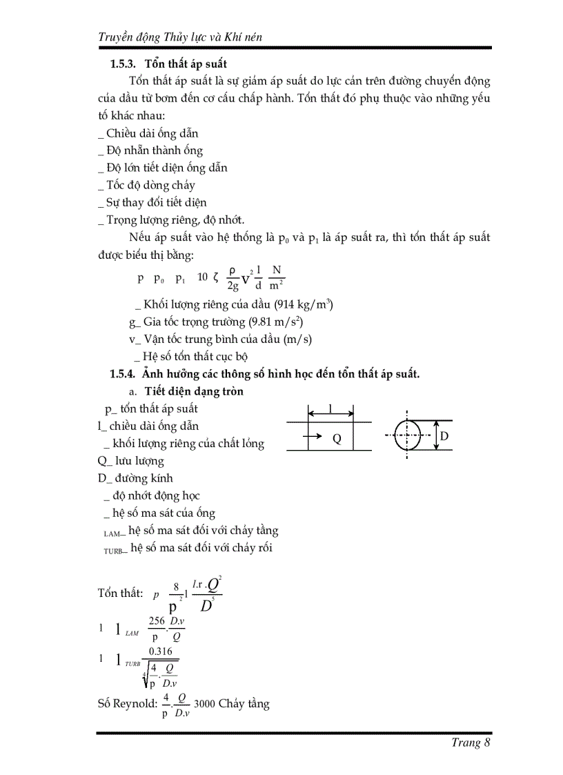 image for page Bài giảng truyền động thủy lực và khí nén Đại học Cần Thơ