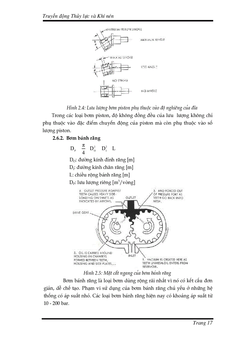 image for page Bài giảng truyền động thủy lực và khí nén Đại học Cần Thơ