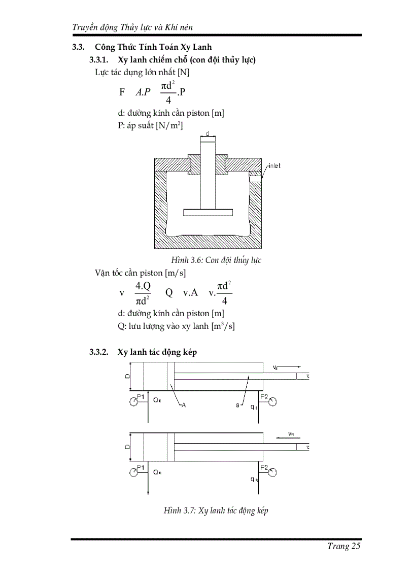 image for page Bài giảng truyền động thủy lực và khí nén Đại học Cần Thơ