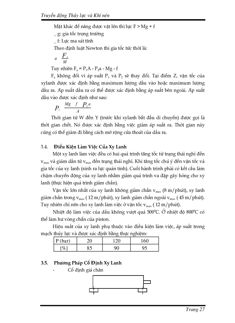 image for page Bài giảng truyền động thủy lực và khí nén Đại học Cần Thơ