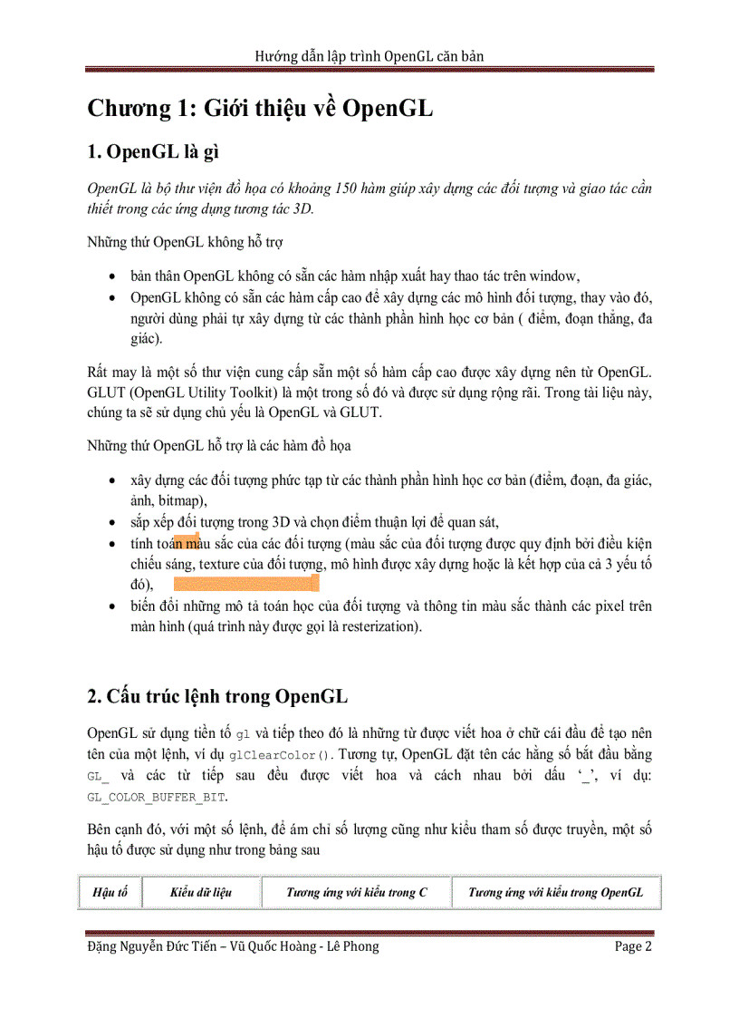 image for page Giáo trình về thư viện đồ họa Glut trong C