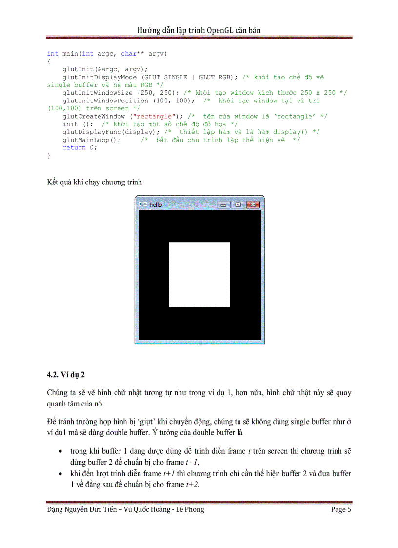image for page Giáo trình về thư viện đồ họa Glut trong C