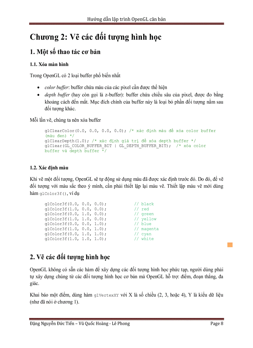 image for page Giáo trình về thư viện đồ họa Glut trong C
