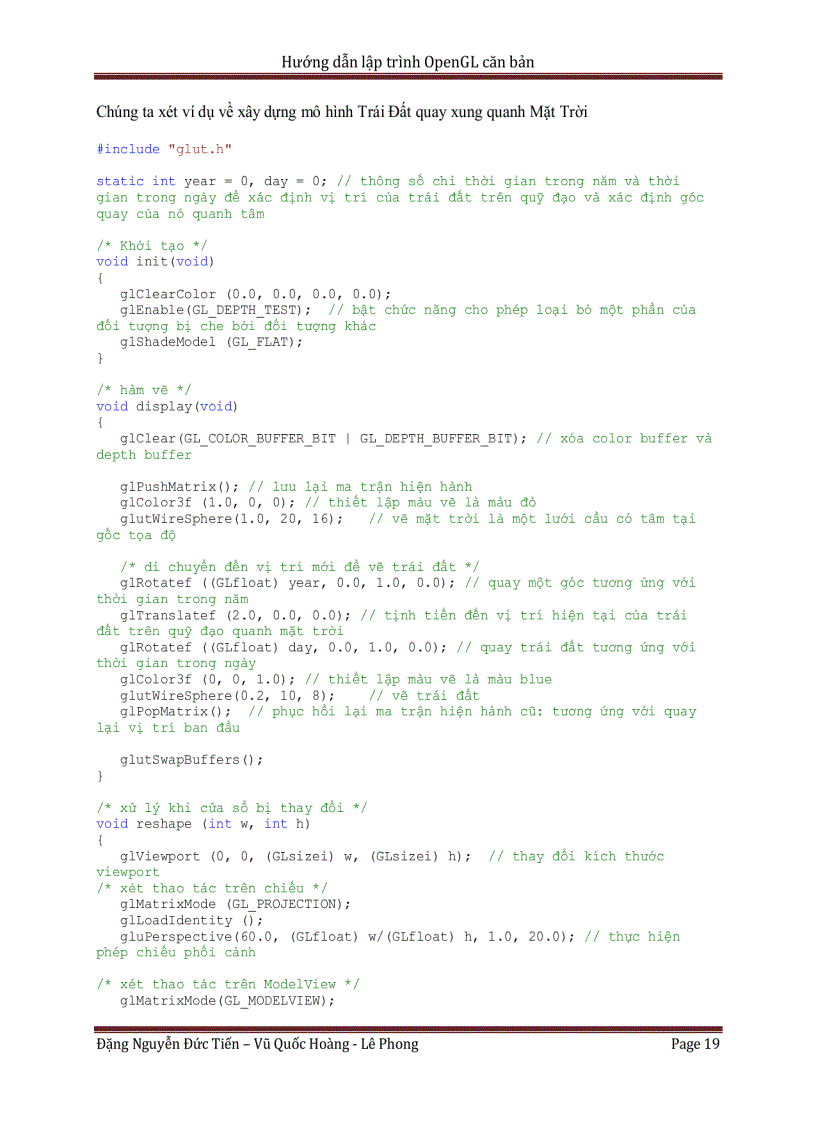 image for page Giáo trình về thư viện đồ họa Glut trong C