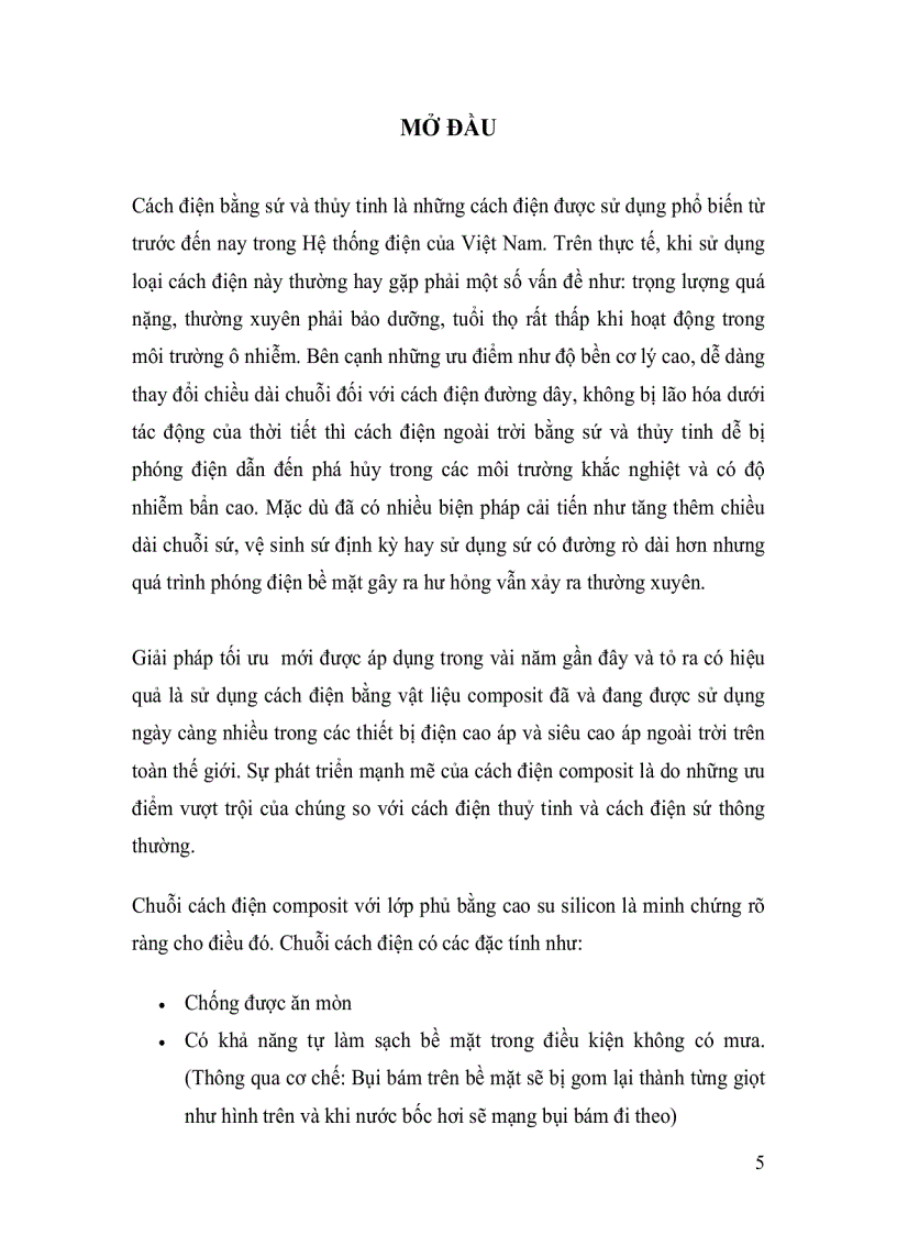 image for page Đánh giá khả năng phục hồi cách điện bề mặt của silicon sử dụng trong cách điện cao áp chế tạo bằng vật liệu composite phủ silicone sau khi chịu tác động phá hủy bề mặt phóng điện Plasma