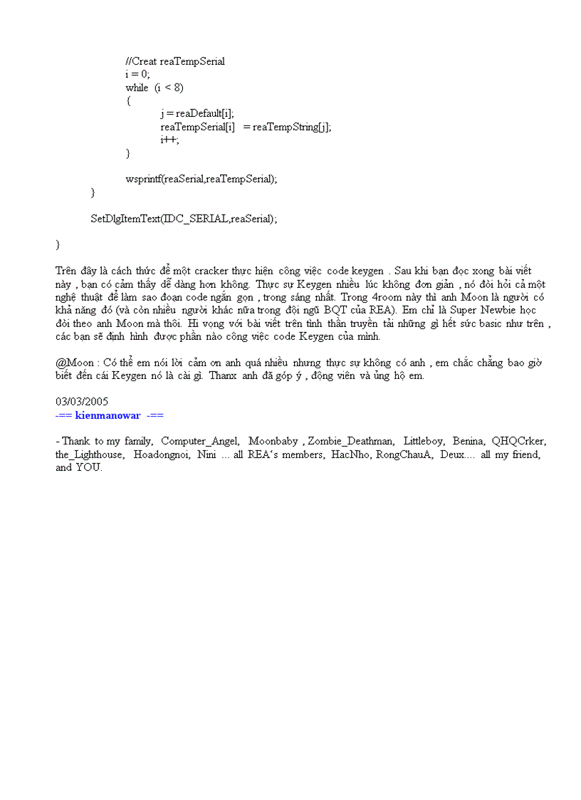 image for page Phân tích ASM và code Keygen