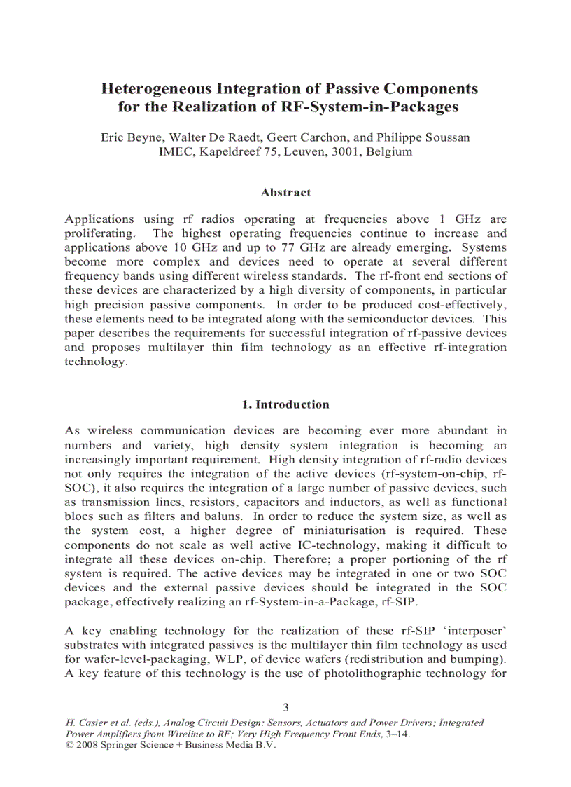 image for page Analog Circuit Design