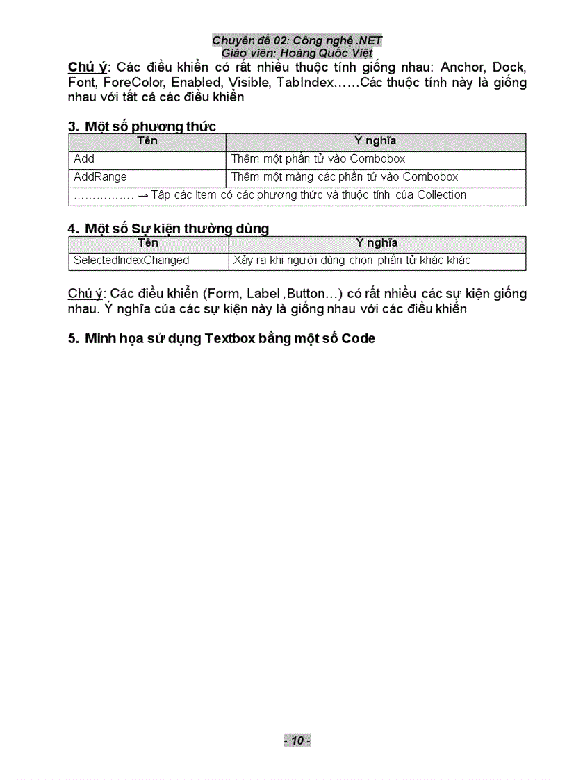 image for page Công nghê NET