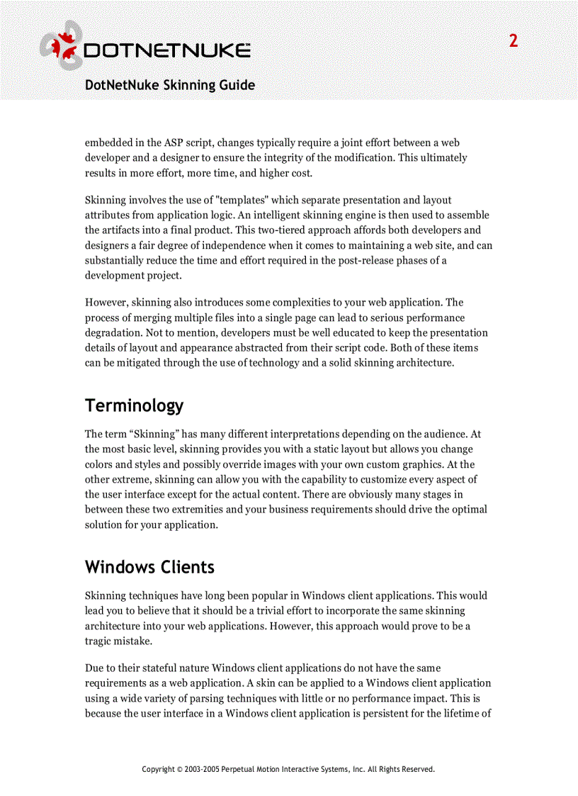 image for page DotNetNuke Skinning Guide
