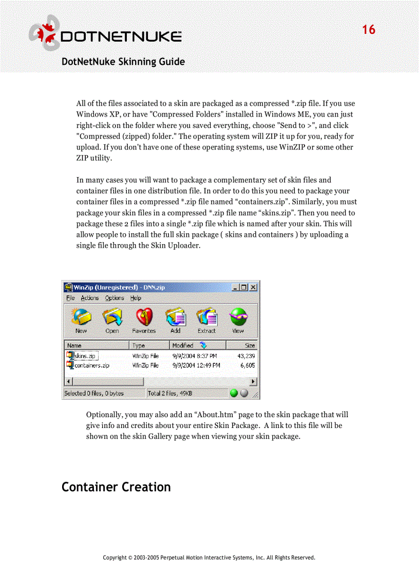 image for page DotNetNuke Skinning Guide