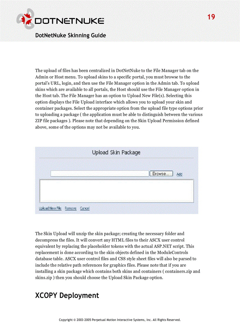 image for page DotNetNuke Skinning Guide