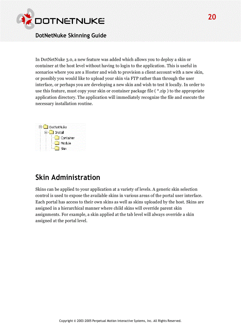 image for page DotNetNuke Skinning Guide