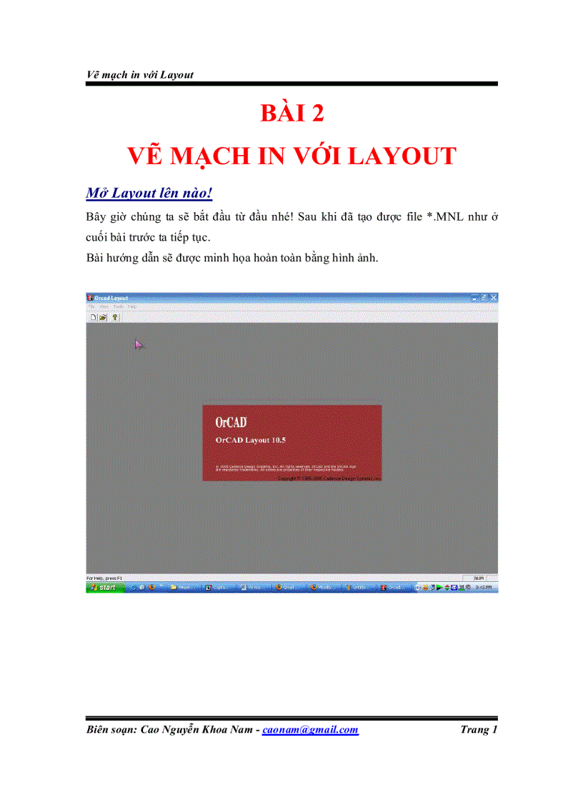 image for page Vẽ mạch in bằng Layout