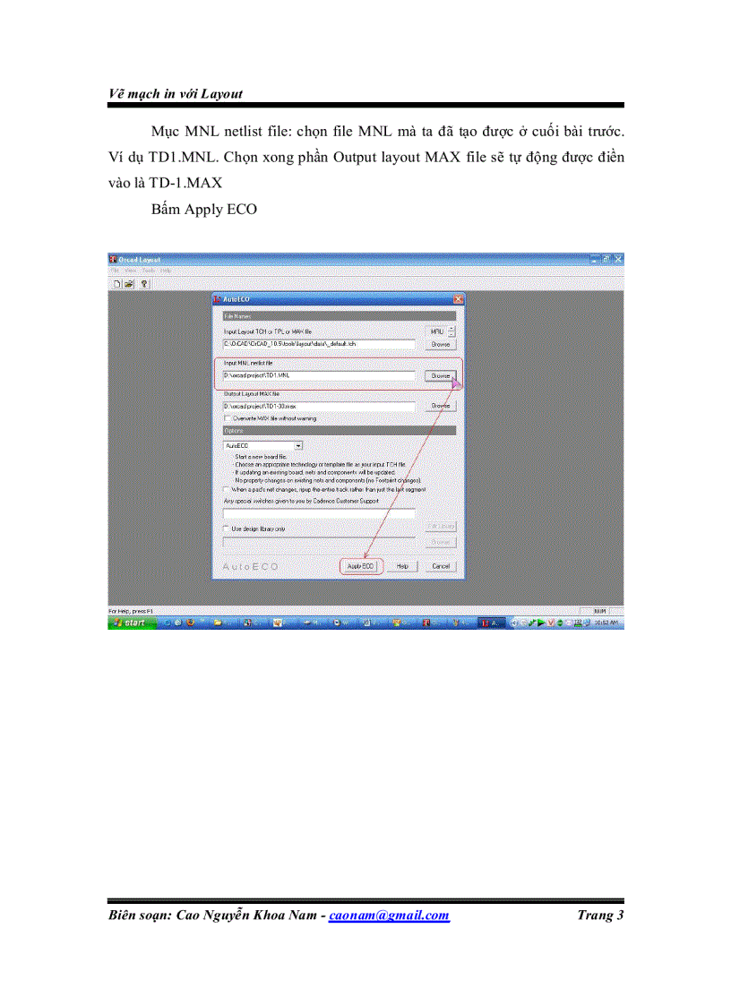image for page Vẽ mạch in bằng Layout