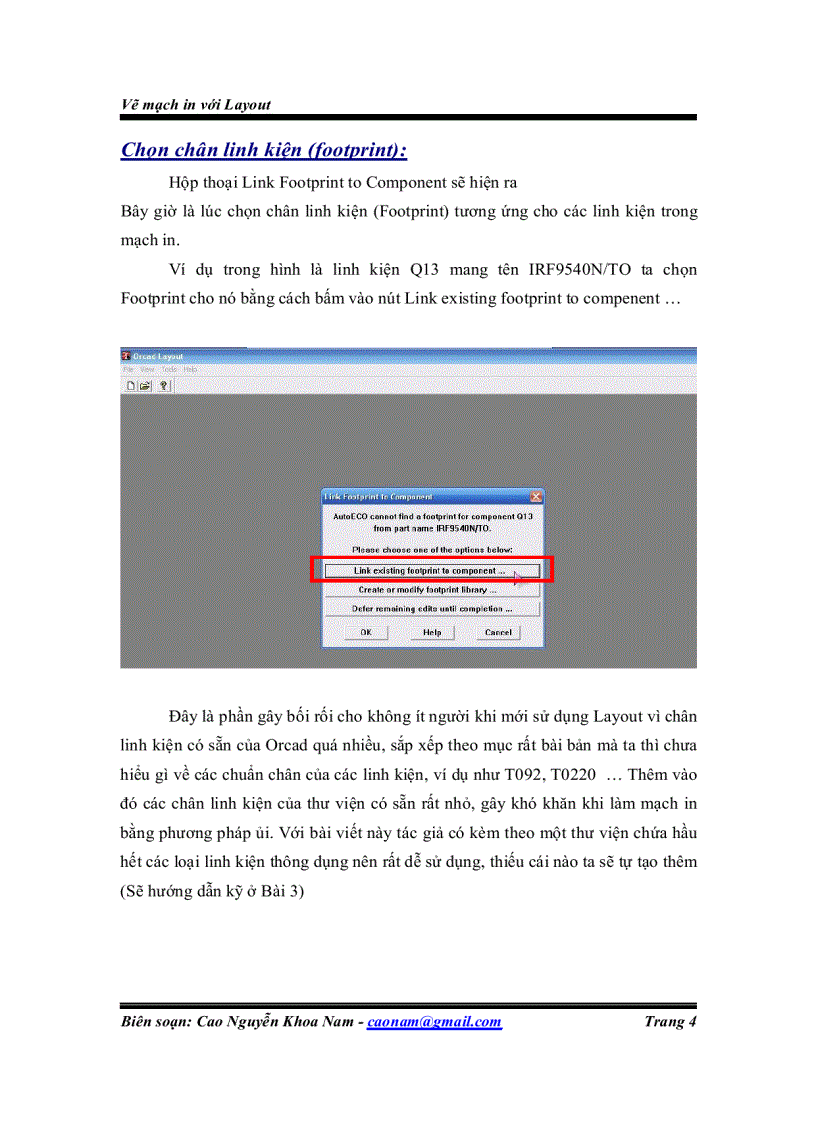image for page Vẽ mạch in bằng Layout