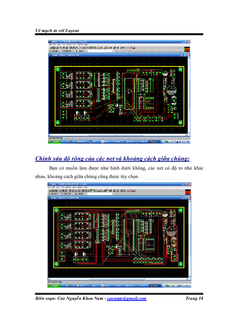 image for page Vẽ mạch in bằng Layout
