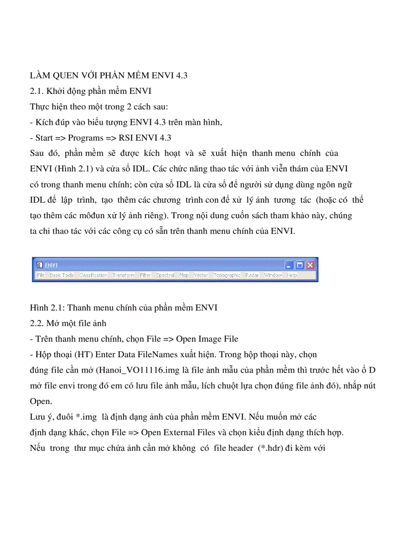 image for page Bài tập lớn viễn thám phần mềm Envi
