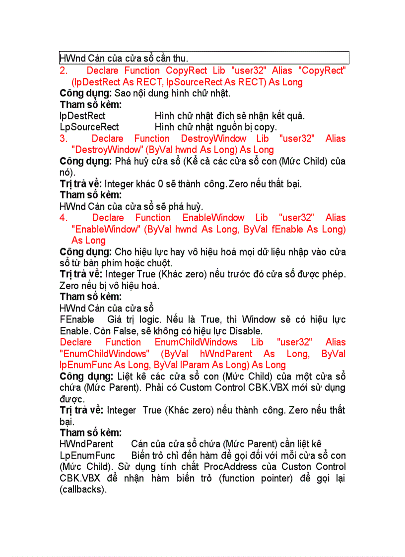 image for page Các hàm API