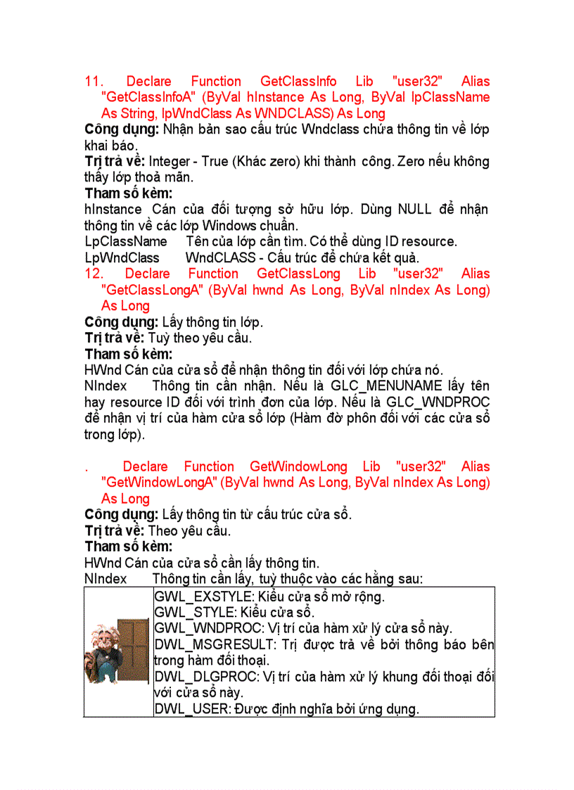 image for page Các hàm API