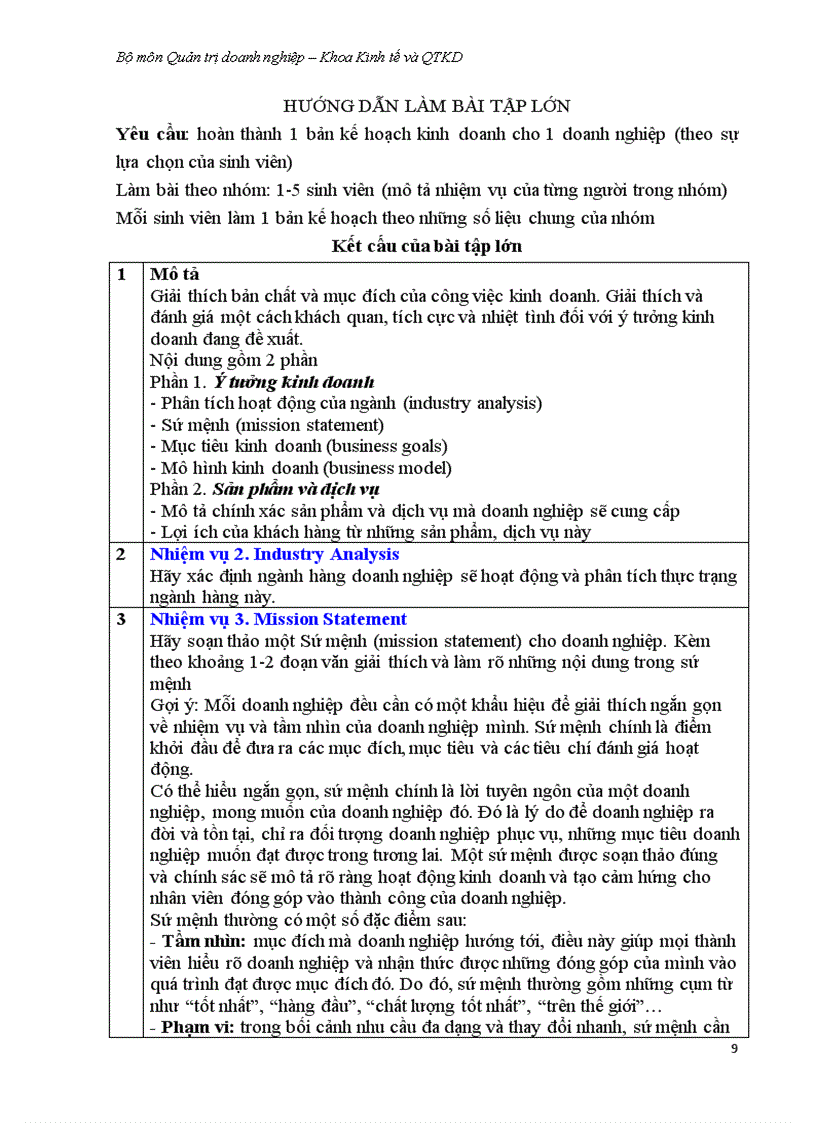 image for page Bài tập Quản trị kinh doanh 2