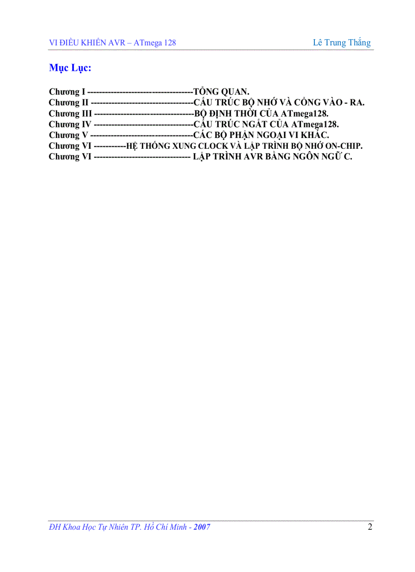 image for page Vi điều khiển AVR Atmega128